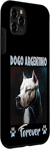 Vista 27 de Funda para iPhone 12 Pro Max Dogo Argentino Forever Dog Owner Dogo Argentino