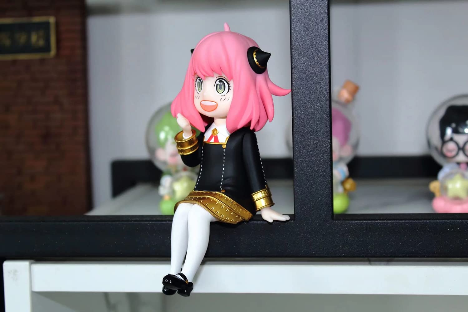 Figurine Anya Forger SPY×FAMILY – 18 Cm Avec Deux Têtes Interchangeables – Poupée PVC Pour Collectionneurs