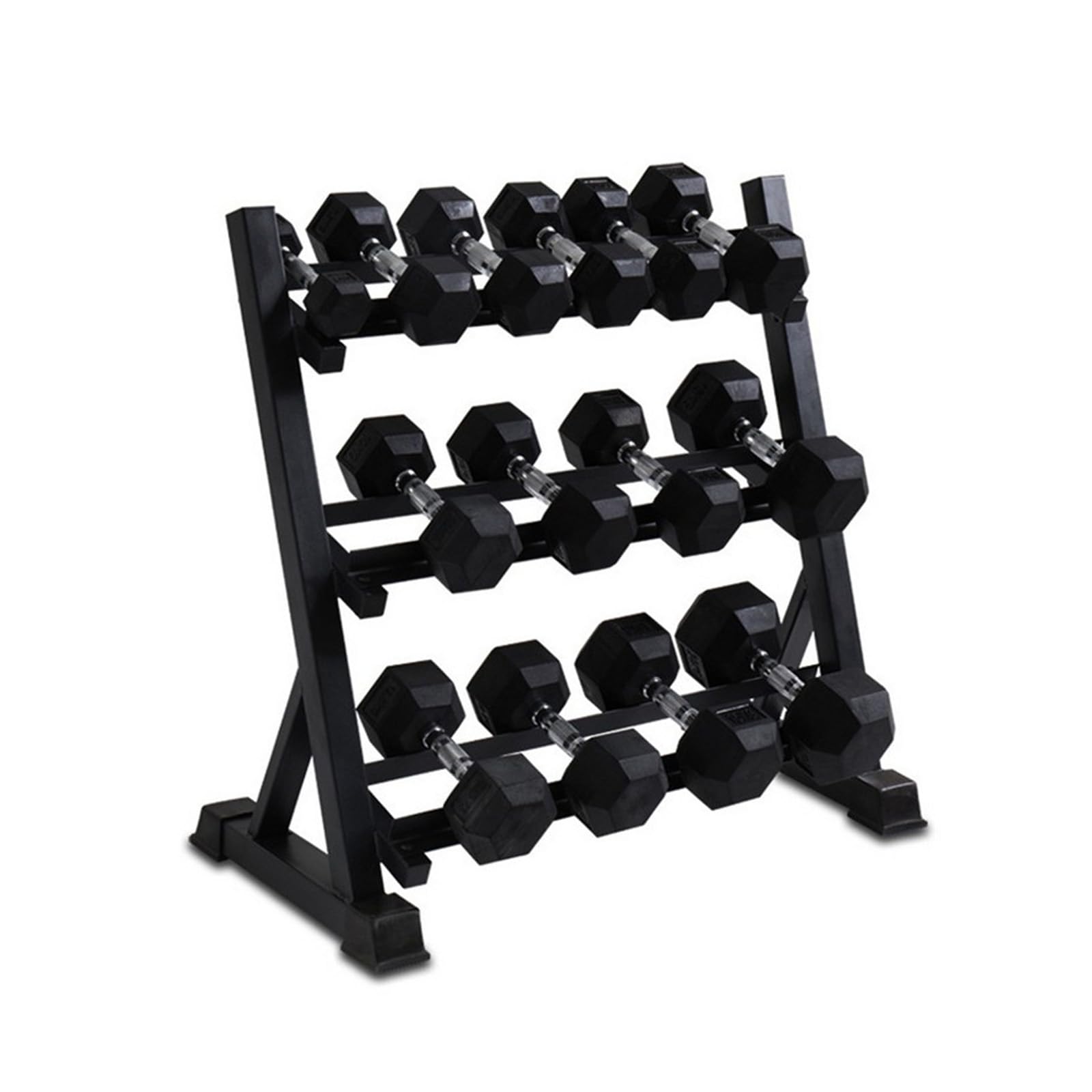 Amazon.co.jp: ダンベルラック ダンベルスタンド 3段 耐荷重 300kg