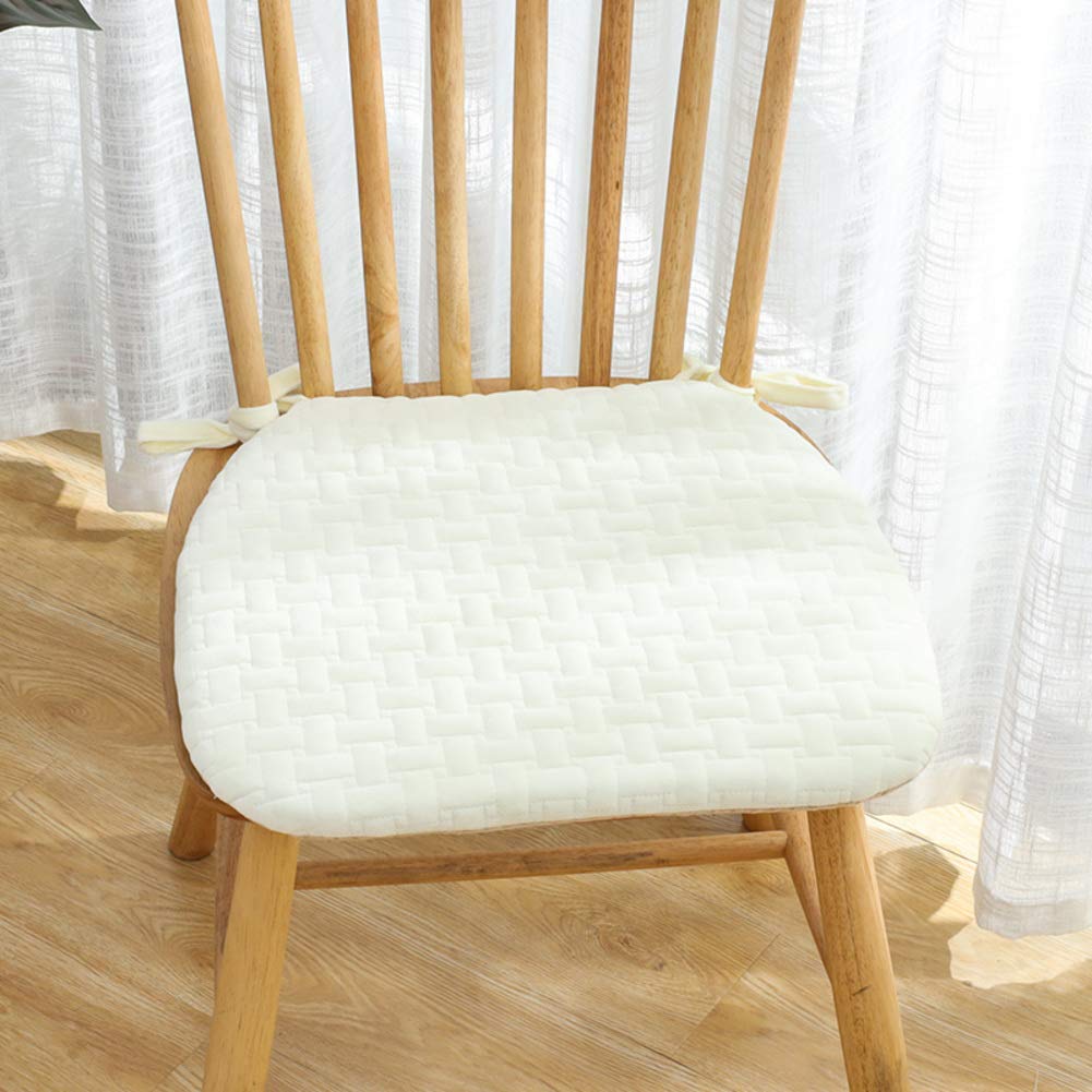 Coussin de siege tatami en velours blanc pour repas chaleureux en intérieur et extérieur