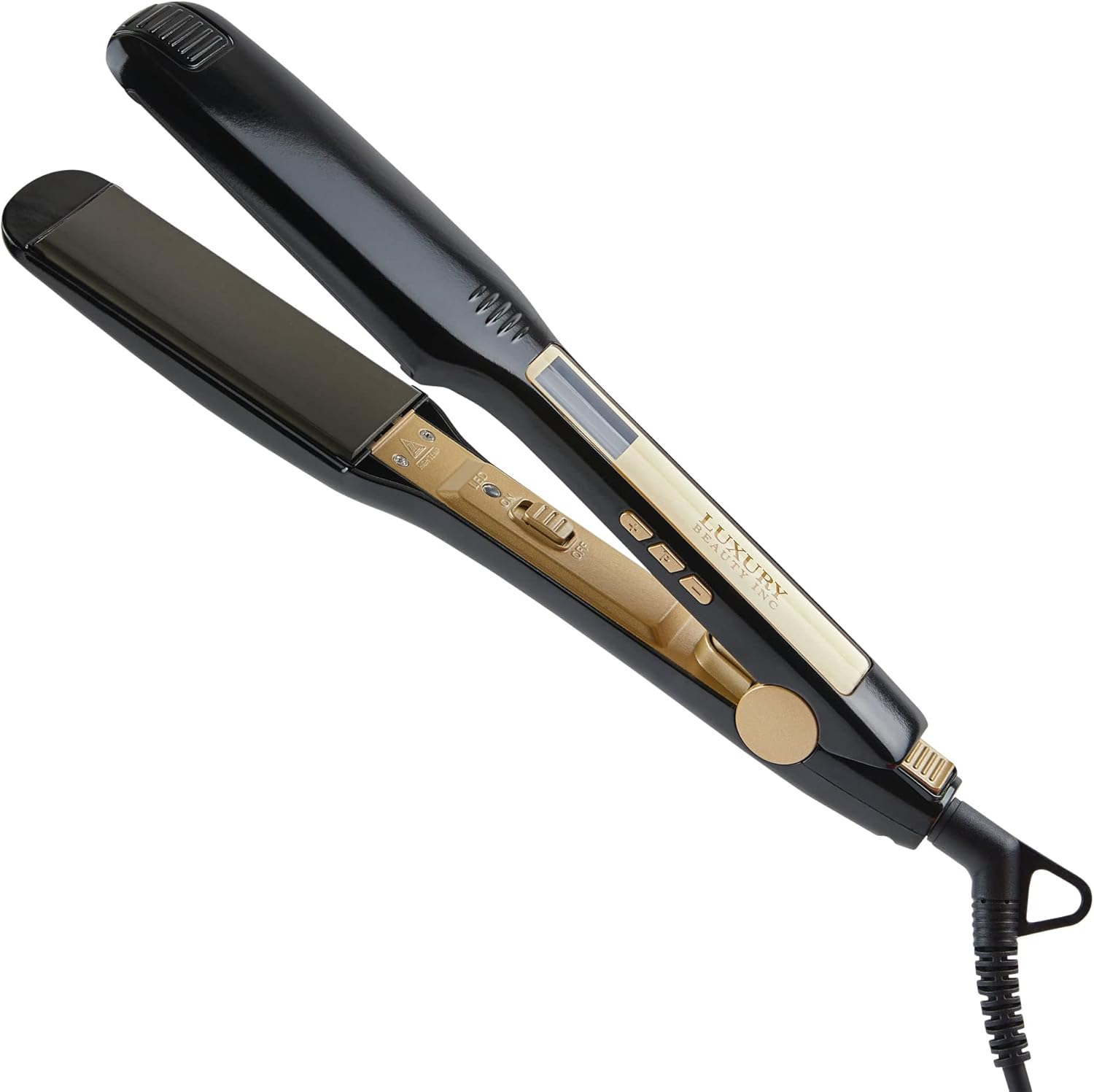 Titanium Professional 1.75inch Hair Straightening Flat Iron with Adjustable Temperature Dual Voltage Instant Heat Up Even Heat Distribution for Curling Frizz Free Shine Enhancing LCD Digital Display Titanium Professional 1.75inch Hair Straightening Flat Iron with Adjustable Temperature Dual Voltage Instant Heat Up Even Heat Distribution for Curling Frizz Free Shine Enhancing LCD Digital Display