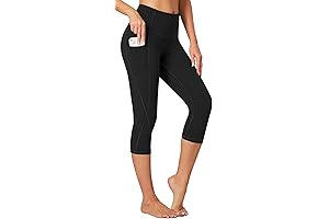 Heathyoga Workout Capri Leggings for Women