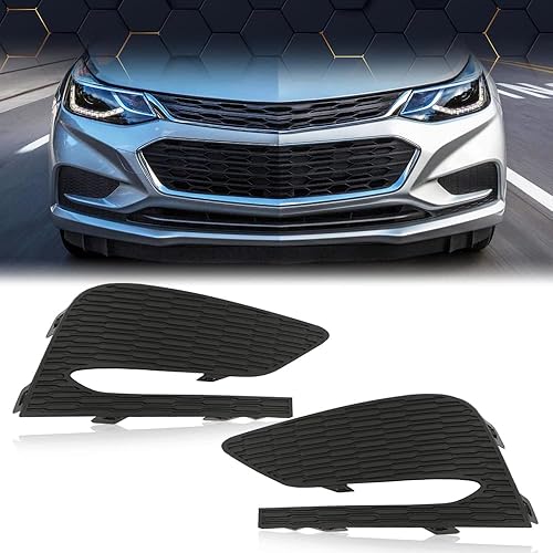 Miniatura 9 de PIT66 Par de marcos de luces antiniebla delanteras compatibles con Chevy Cruze 2016 2017 2018 izquierda + derecha