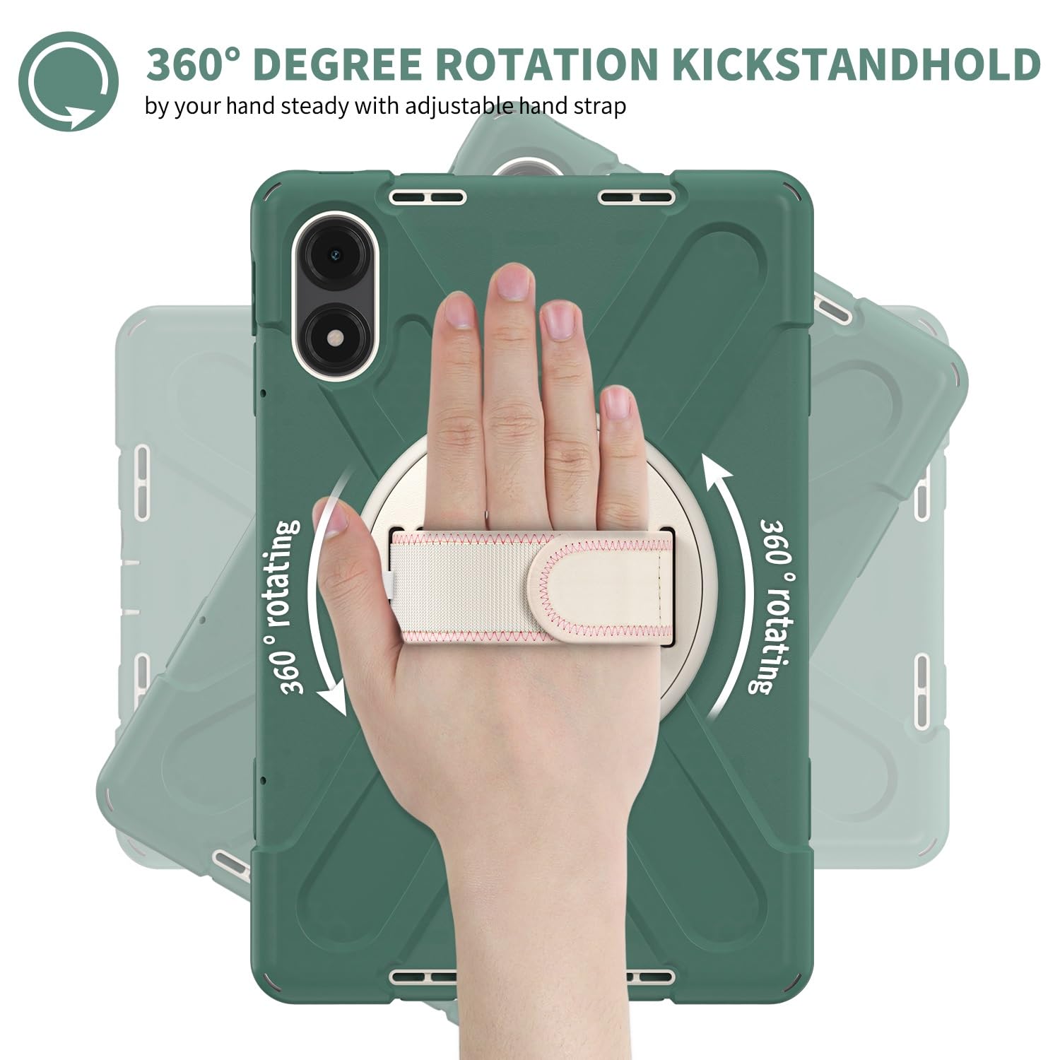 Ochronne etui na tablet Kompatybilny z etui Xiaomi Redmi Pad Pro 12,1"/Poco Pad 12,1", wytrzymałe, odporne na wstrząsy etui chroniące przed upadkiem. Kompatybilny z etui dziecięcym Redmi Pad Pro 12,1"