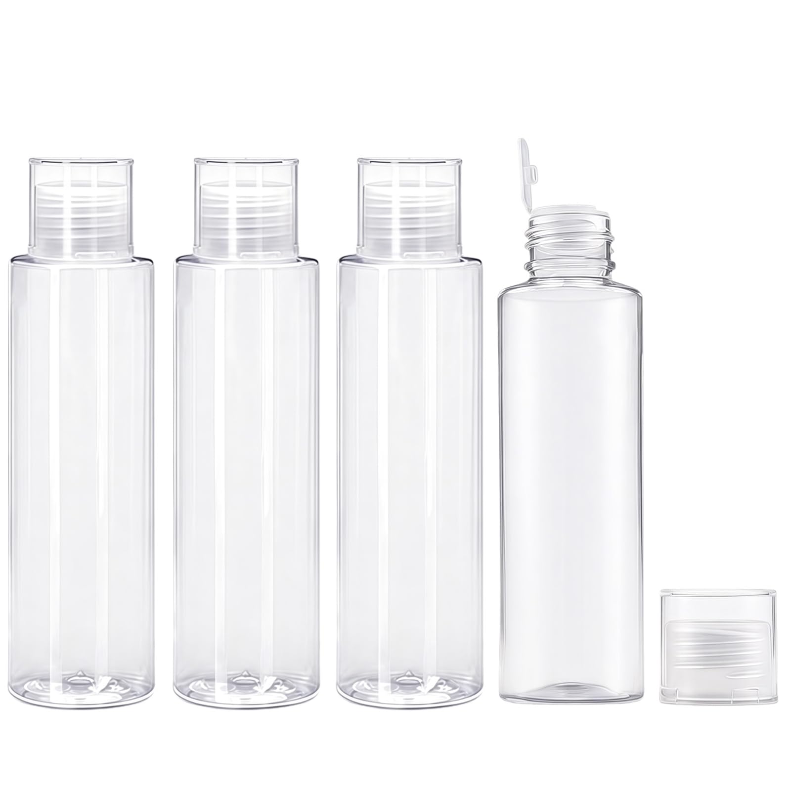 Bouteilles de voyage 150 ml pour shampooing et lotion en week-end ou à la salle de sport
