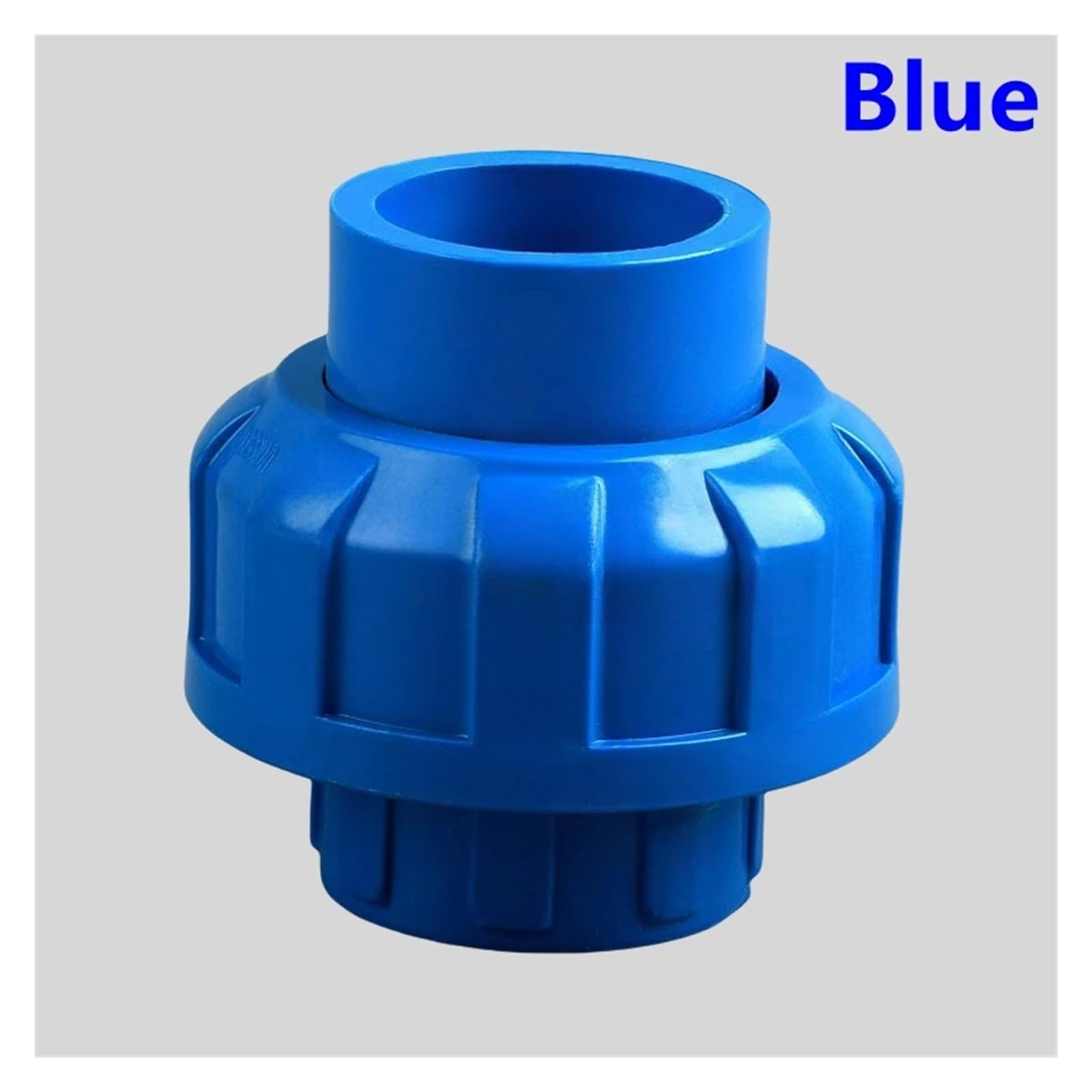 1 szt. ID 20~50 mm Wysokiej jakości pogrubione złącze PVC do nawadniania ogrodu, proste rur wodnych w akwarium, jednakowe, 32(Blue (1 Piece),50mm)