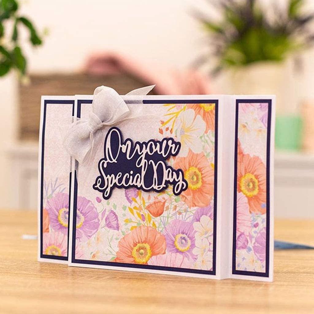 CYFUN DESIGN 16 PCS Alphabets Dies for Card Making, Happy Occasions, Scrapbooking, Paper Crafts