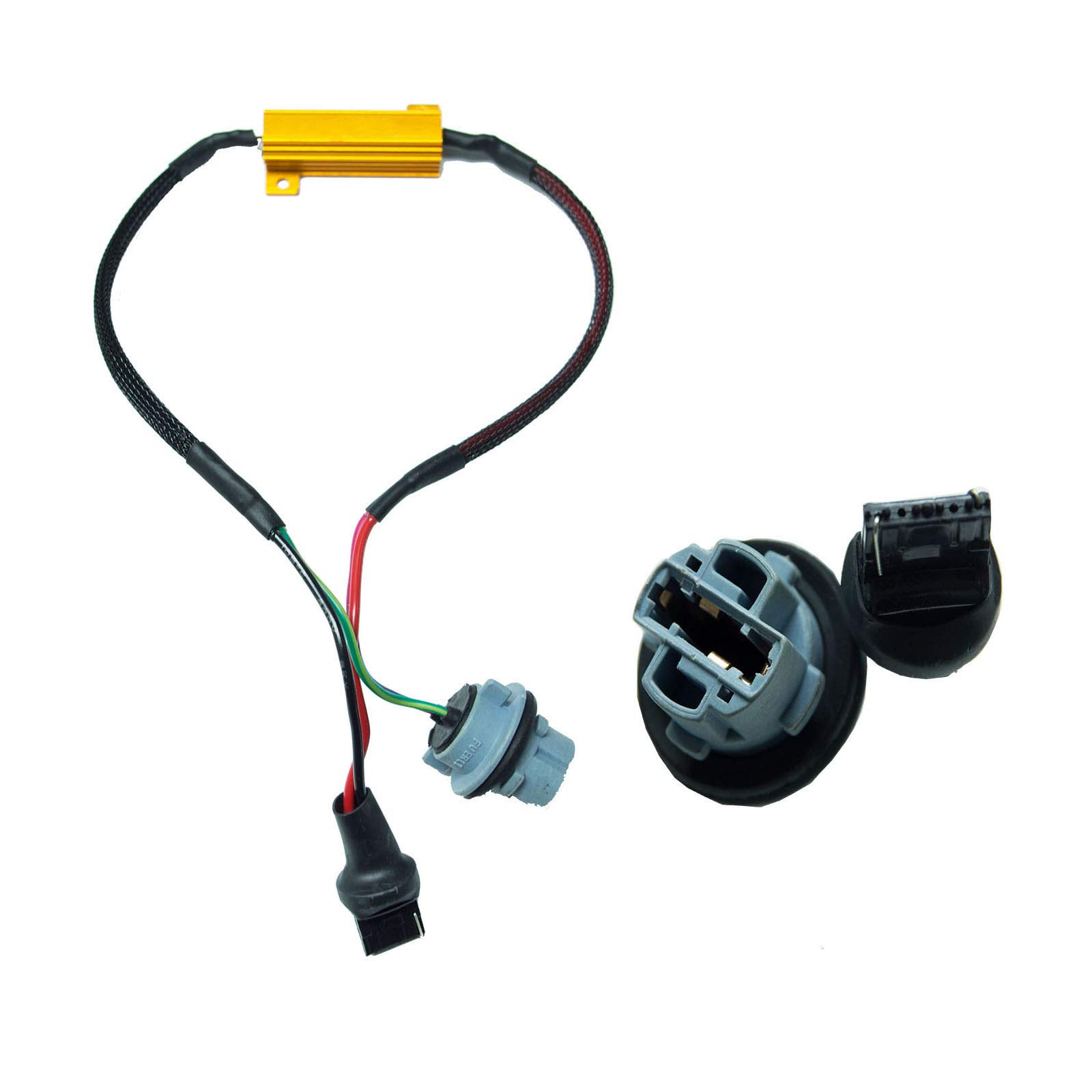 4 Resistenze Da 50W 8 Ohm Per Frecce LED Auto - Elimina Lampeggio Rapido Con Clip Di Collegamento - Foto 6