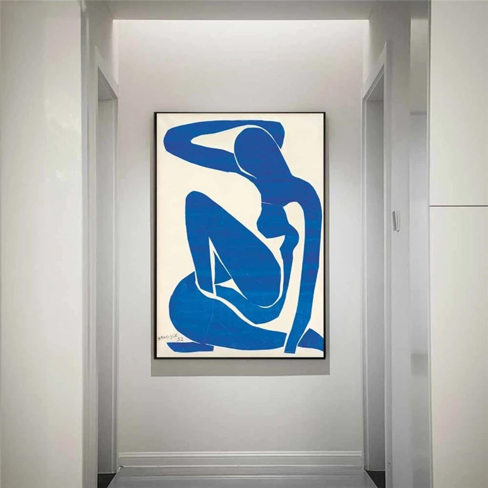 DOULAIMAI Nudo blu di Henri Matisse Dipinti su tela sul muro Poster e stampe d'arte Fauvismo Immagini d'arte per soggiorno Cuadros 70x100 cm Senza cornice
