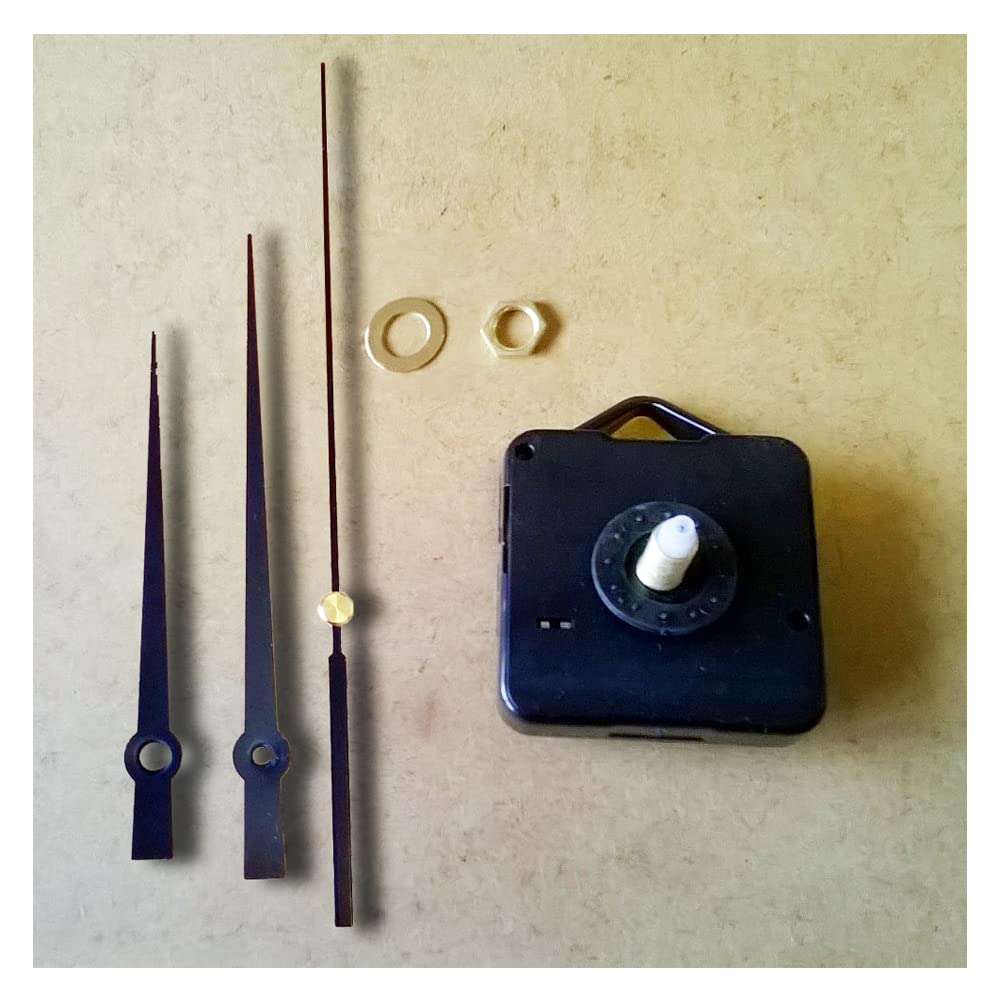 Napolamp Kit Orologio per Sublimazione Composto da 40 mattonelle forate cm 20x20 da 40 meccanismi a Movimento Continuo e da 120 lancette in plastica.
