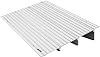 BEJONI Door Threshold Ramp, 3 Rise Aluminum Threshold Ramp for Doorways, 800 lbs Capacity Adjustable Entry Ramp for Wheelchair, Doorways, Scooters, Power Chairs, Dock Transition Plate