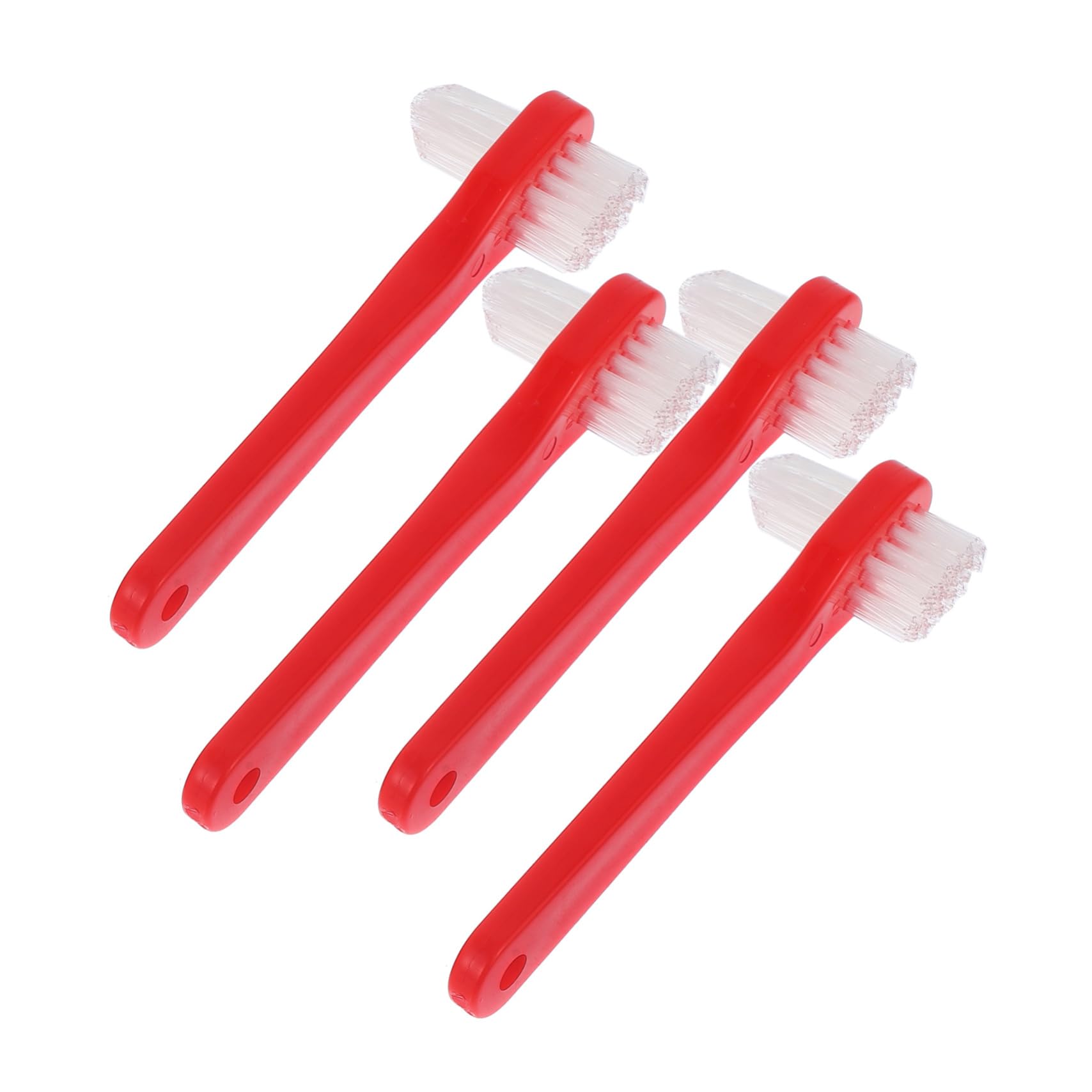 CALLARON 5 Series Cepillo De Limpieza Para Dentaduras Postizas Cepillo De Con Cabezales Firmes Cepillos Para Adultos Cepillo Para Dentaduras Postizas Herramientas De 4 piezas x 5