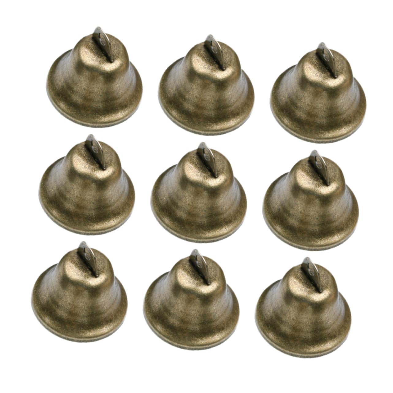 Alipis 20Pcs Vintage Bronze Bells for DIY Crafts Decorative Bells for Christmas Parties Home and School Decor Sleek Polished Finish for Wind Chimes and Call Service