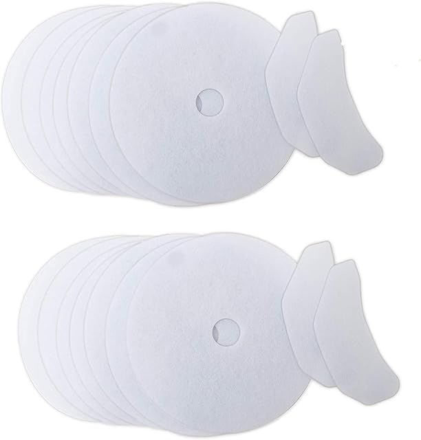 20 Pieces Cloth Dryer Exhaust Filter Including 16 Exhaust Filters & 4 Air Intake Filters Compatible with Sonya, Panda Magic Chef and Avant Dryers