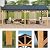 Domi 12'x20' Hardtop Gazebo,Outdoor Permanent Gazebo with Galvanized Steel Gable Roof and Wood Grain Aluminum Frame, Metal Pavilion Gazebo for Patio, Backyard, Deck and Lawns