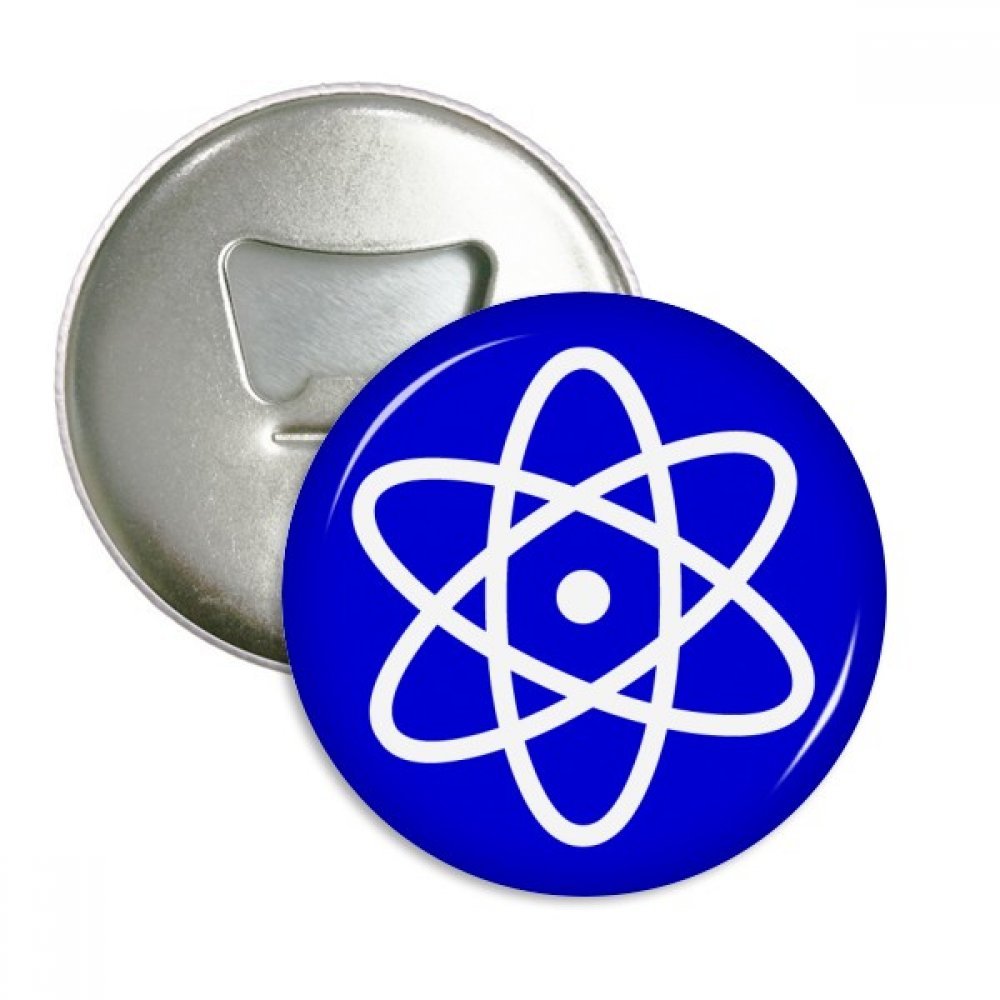 Badge ouvreur aimant bleu carré et rond de DIYthinker : lot de 3 pièces pour réfrigérateur