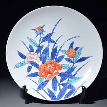 伊万里焼 色鍋島 石楠花文皿  工芸品 陶芸 食器  美品 伊万里焼 色鍋島 石楠花文皿 工芸品 陶芸 食器 美品 Amazon | 畑
