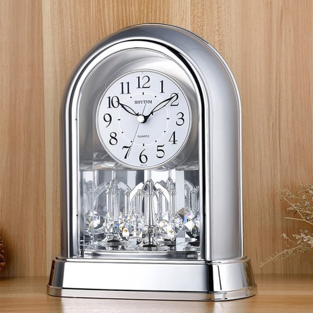 Reloj de cabecera Reloj despertador Retro, reloj de mesa clásico europeo, sala de estar, oficina, reloj de escritorio moderno silencioso, decoración creativa para el hogar Reloj de escritorio digital