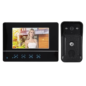 Doorbell, Automatic Infrared Night Vision Electric Lock Control Wireless Doorbell Camera for Home(#1)