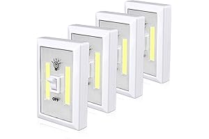 Closet Light, 4 Led Super Bright Touch Light