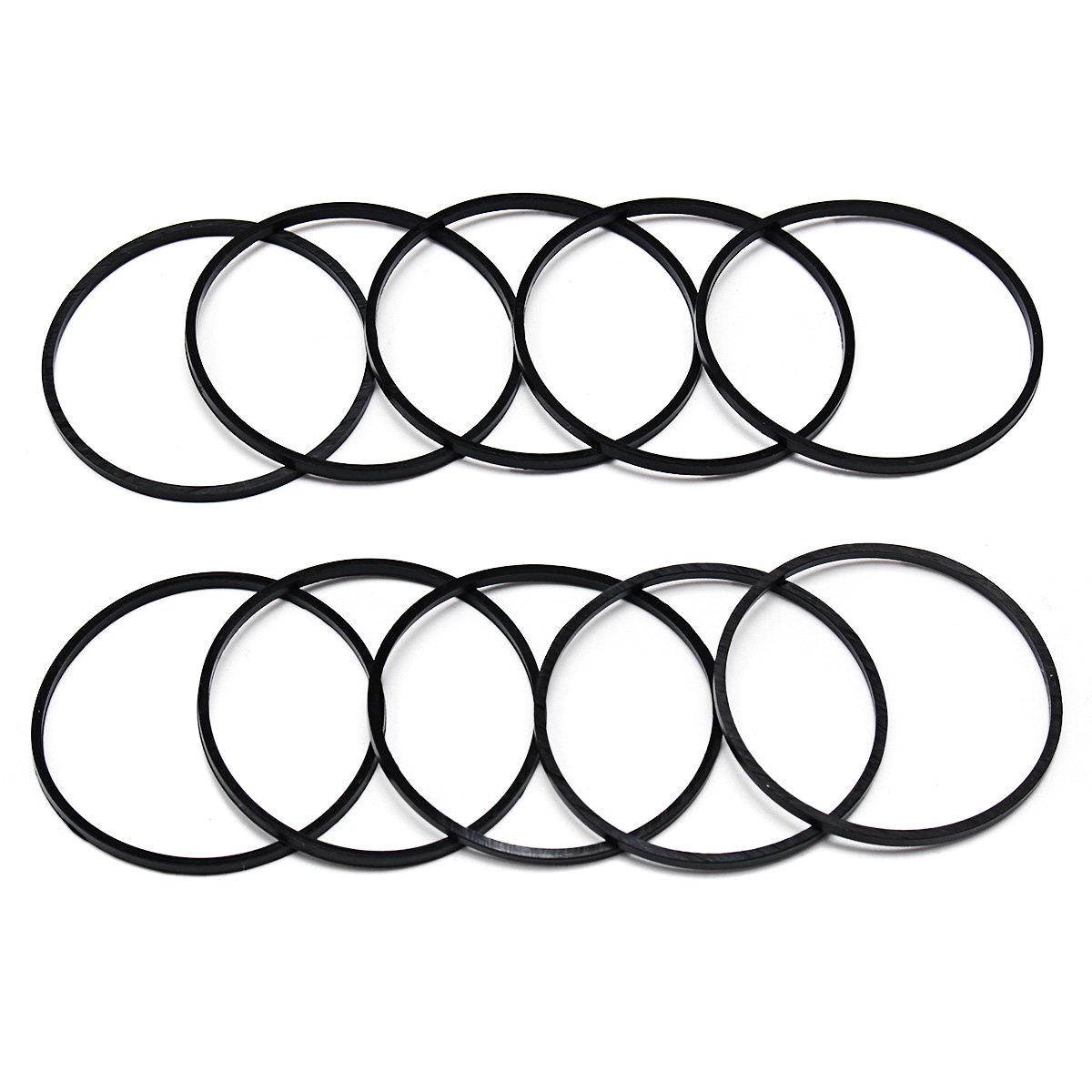 Briny River Lot De 5 Joints De Cuve De Flotteur (51x46x1 Mm) – Compatible Carburateur Dellorto FHC FHCD – Caoutchouc Haute Durabilité