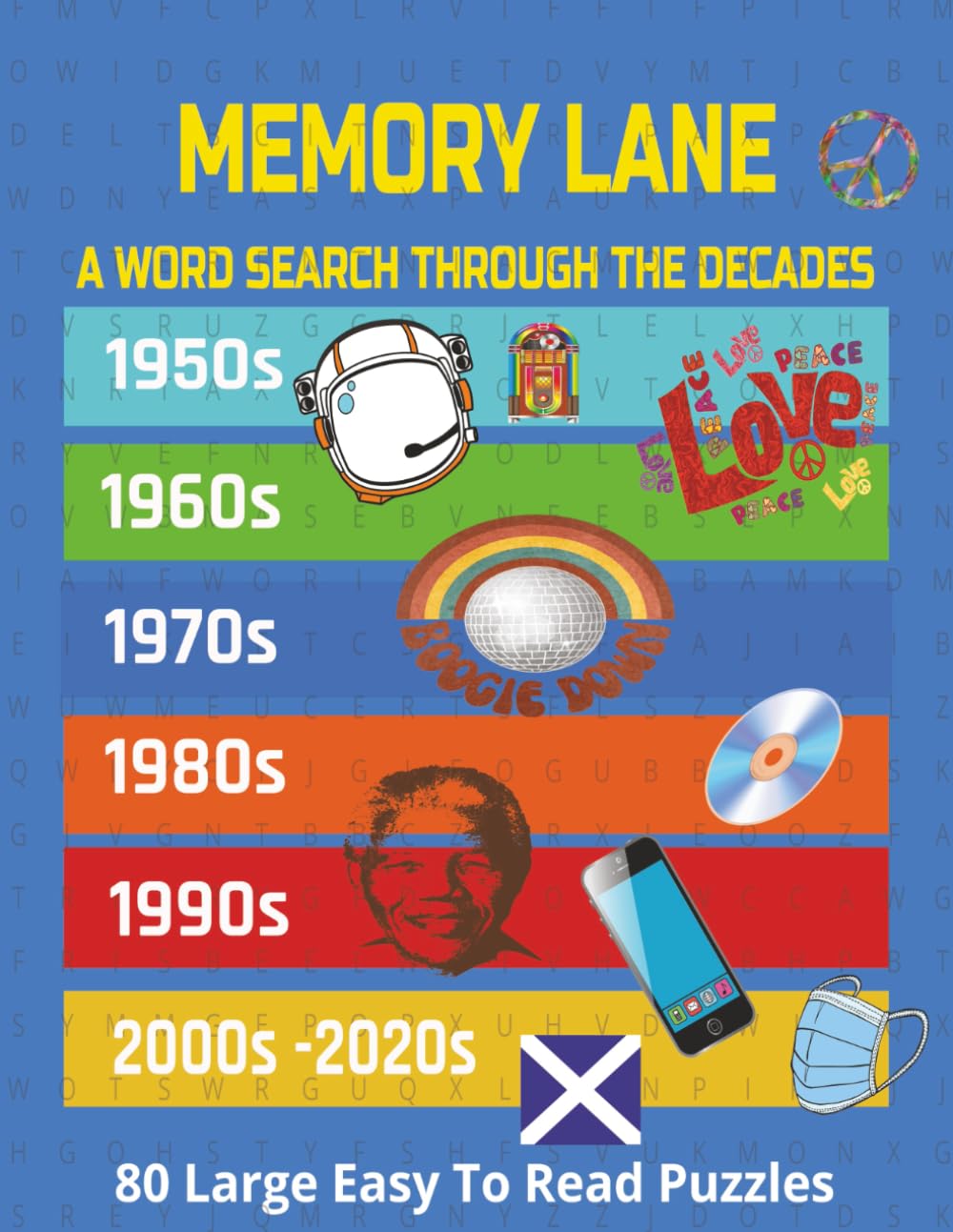 Memory Lane / A Word Search Through The Decades: 80 Large Easy To Read Puzzles
