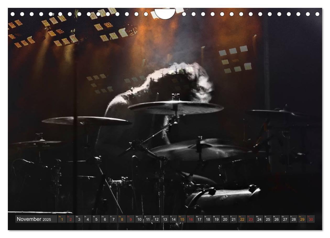 Schlagzeug - so cool (Wandkalender 2025 DIN A4 quer), CALVENDO Monatskalender: Schlagzeug, das Instrument, dass nicht nur den Musiker, sondern ... Leistungssportler verlangt. (CALVENDO Kunst)