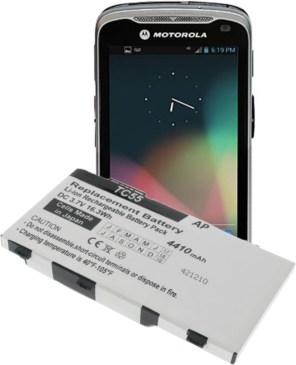 Artisan Power Replacement Battery for Motorola/Symbol TC55 Series Scanners. 4410 mAh (Extended Capacity)