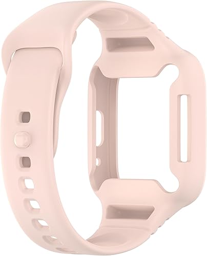 Vista 22 de Chofit Compatible con Redmi Watch 3 Active/Watch 3 Lite correas con funda antigolpes, correa deportiva de repuesto ajustable de silicona para Redmi