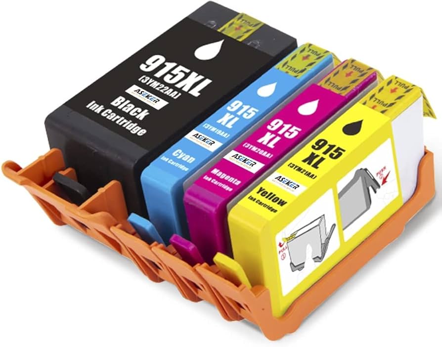 Amazon.co.jp: 互換の再生915XLインクカートリッジ 915XL-4PK (4色