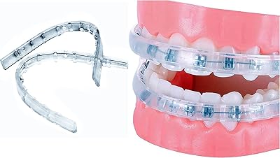 Comfort Cover for Braces, Lip Protector Mouth Guard Lip Cushion Teeth Shield Bumper for Brackets, Aligner, Dental Wax Alternative, Hard and Rigid Clip