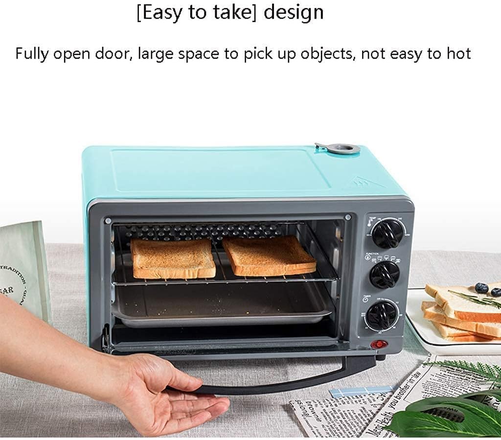 Home Steam Mini Desktop Steaming and Baking All-in-one Oven 14L Full Temperature Type Independent Temperature Adjustment Baking Up and Down Temperature Setting 0-250 ℃ and 60 Minutes Timer C Aestheti