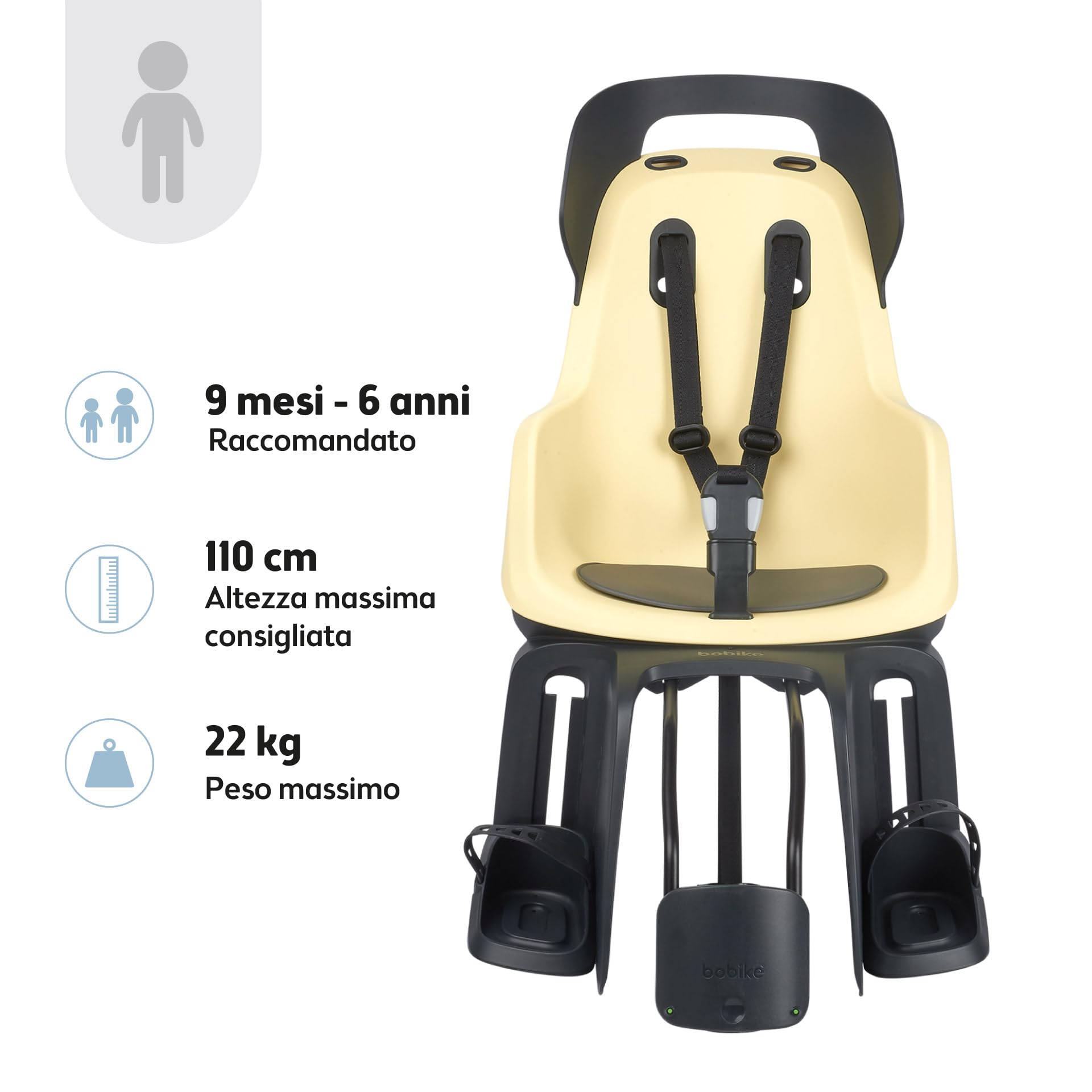 Bobike Baby Seat Go Frames - Seggiolino Unisex-Baby