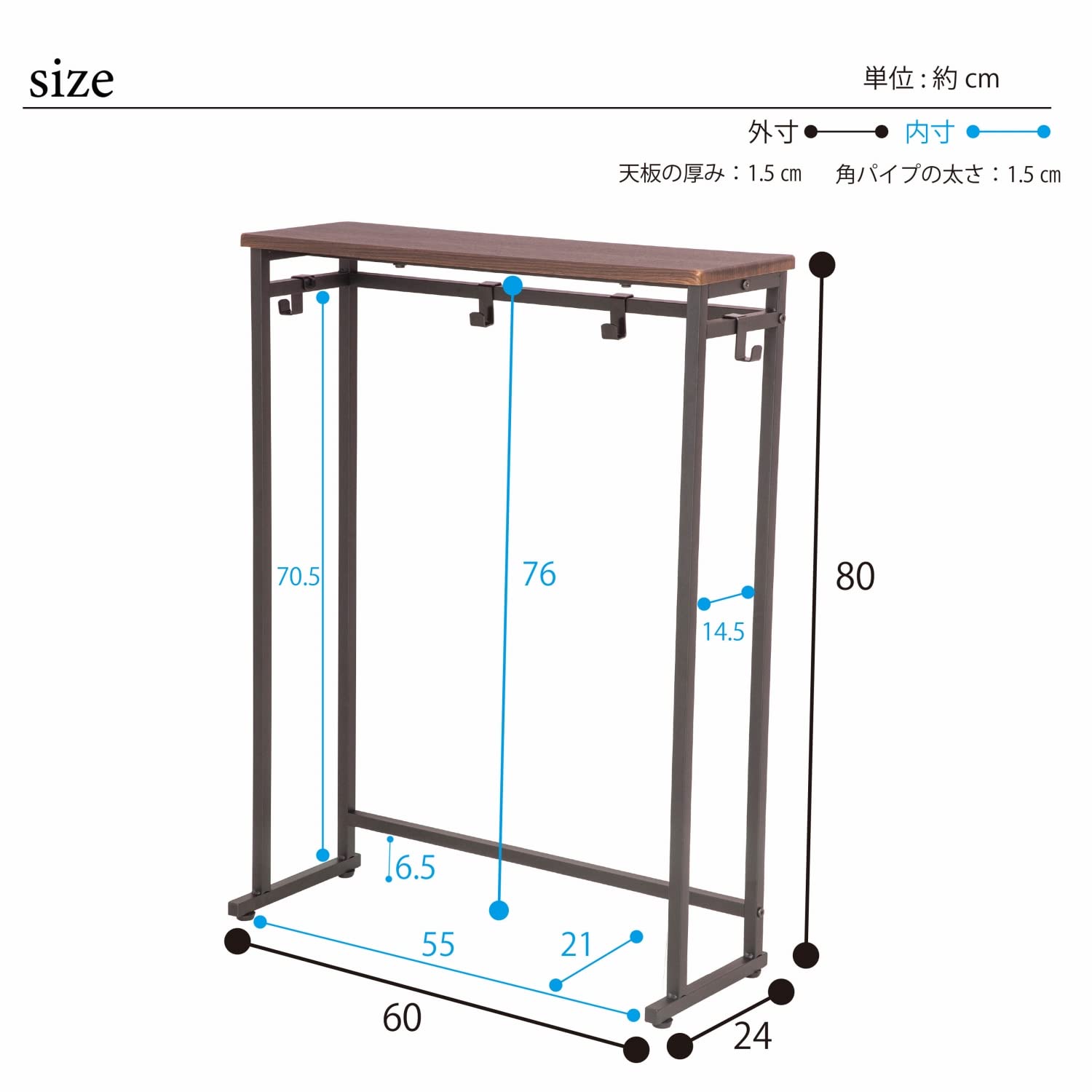 Amazon｜コンソールテーブル SYM-901 DBR [並行輸入品]｜コンソール
