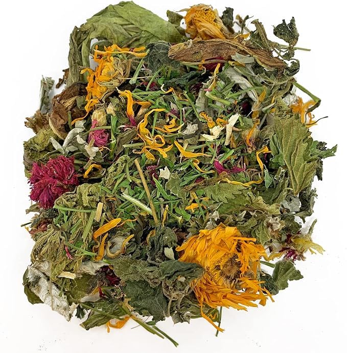 Flower & Herb Forage Mix for Rabbits, Guinea Pigs, Tortoises & Small Animals (100g)