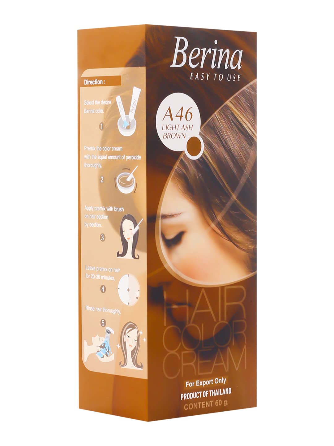 BERINA HAIR COLOR CREAM A46
