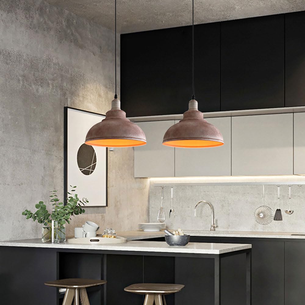 Lampada a sospensione creativa a forma di cappello in metallo, attacco E27, lampada a sospensione a testa singola, stile industriale moderno, decorazione per soggiorno, ristorante, bar (colore