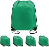 BeeGreen Drawstring Backpack Bags 20,30,50 Packs Reflective String Bags for Gym Sport Trip Cinch Sack DIY for Women Men