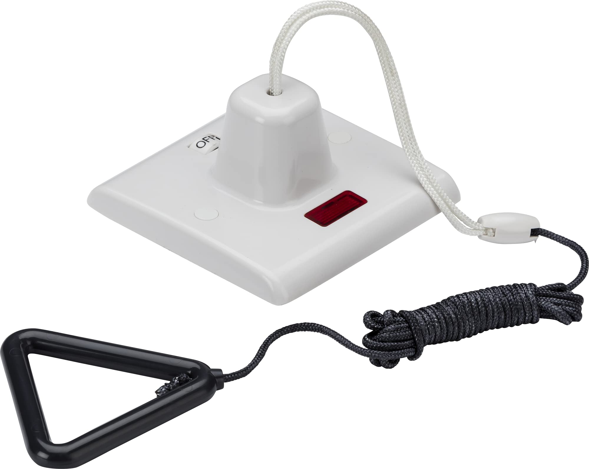 Knightsbridge White 50A Dp Pull Cord Switch [Part Compliant] Size 8.9