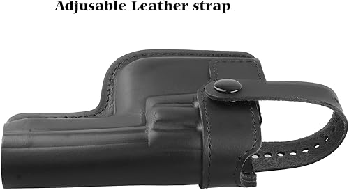 Miniatura 4 de Funda de cuero de grano superior OWB J Frame Revolver compatible con Taurus Modelo 327 605 856 905 942, S&W 60 360PD 442 637 640 642 M&P Bodyguard