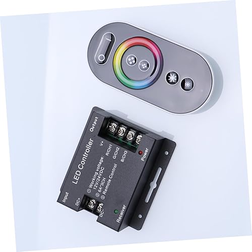 Miniatura 9 de OSALADI Regulador de luz LED Controlador inalámbrico Controlador de tira LED RGB Controlador LED Tira LED Regulador de luz Modulador de luz Control