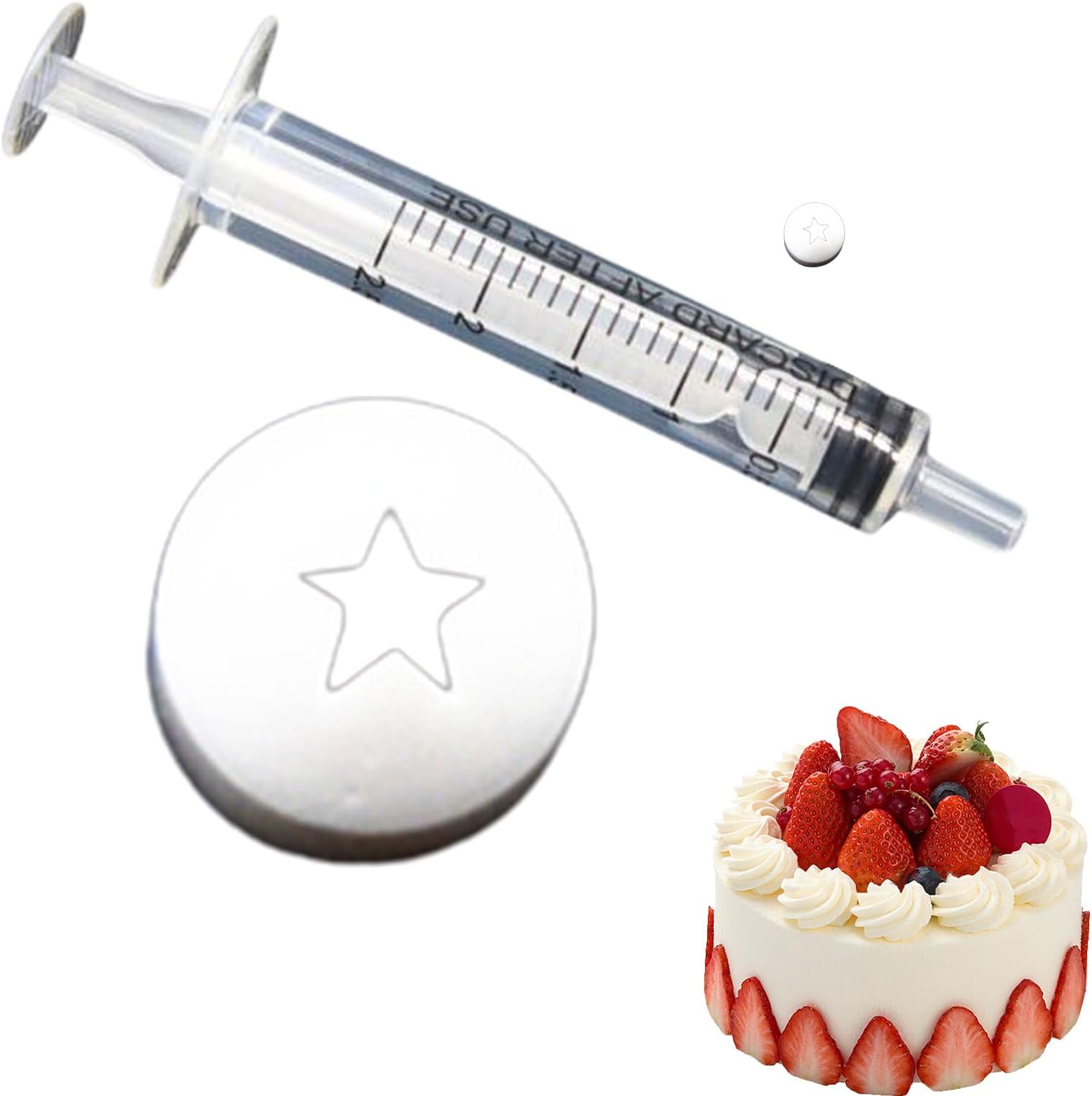 Cake Decoration Tips, Cupcake Baking DIY Piping Tips, Scratch-Resistant Baking Tips for Beginners for Pottery, Clay, Food Toy, Crafts, Dessert Baking
