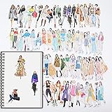 💘 【paquete】Este paquete contiene 152 pegatinas de moda para niñas de 5 a 8 cm de tamaño. Hay una variedad de diferentes tamaños de pegatinas de moda, adecuadas para sus diseñadores u otros proyectos de arte, para su creación a ñadir color y singularidad. Cada calcomanía es de un solo estilo, sin doble calcomanías, de diferentes estilos, decorando y coloreando su álbum de recortes de diario.