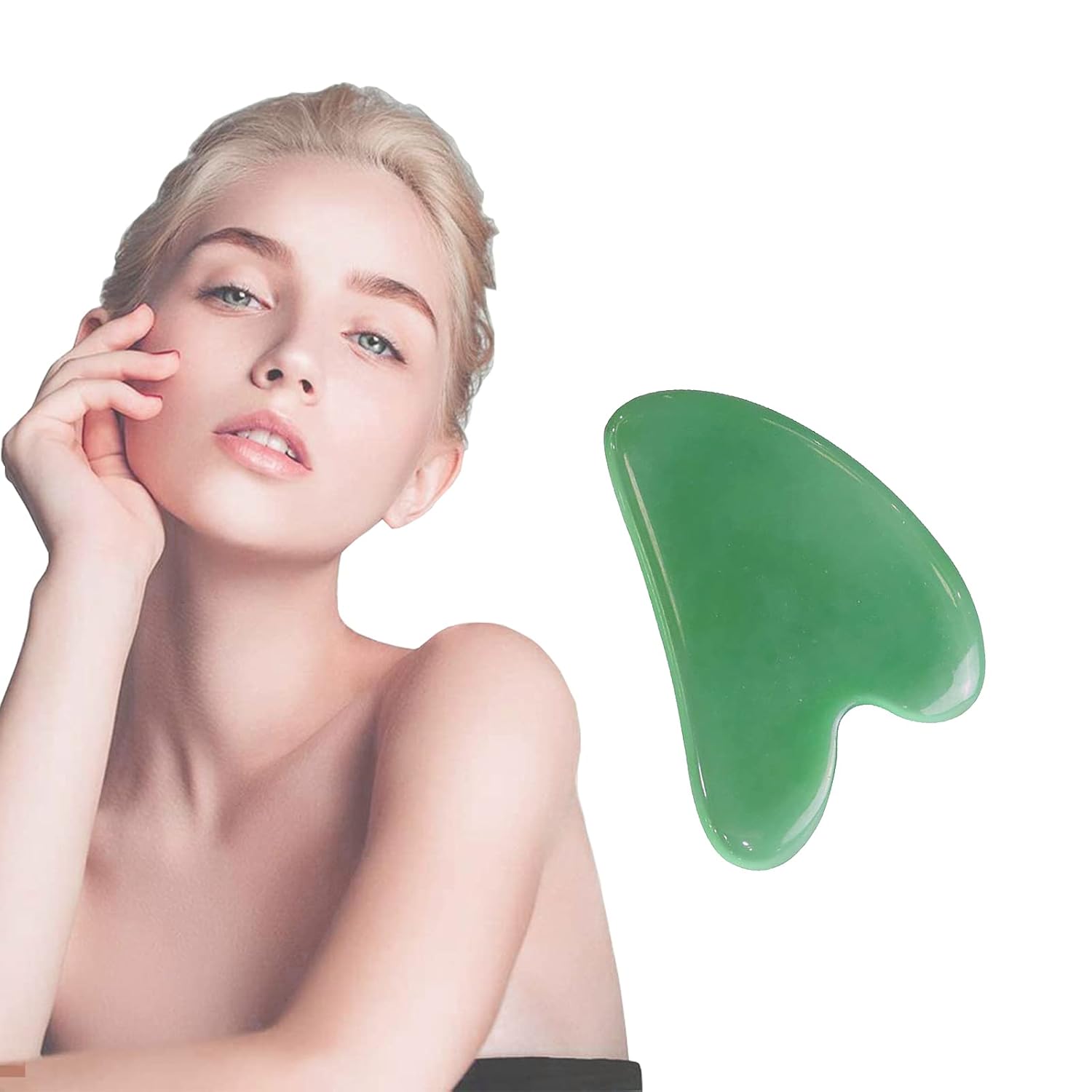 Gua Sha Face Massage Tool,Rose Quartz Facial Massager Tool for Wrinkles,Skin Tightening, Lift Firming,Eye Puffiness Treatment, Neck Anti Aging (Guasha-Black) : Beauty & Personal Care