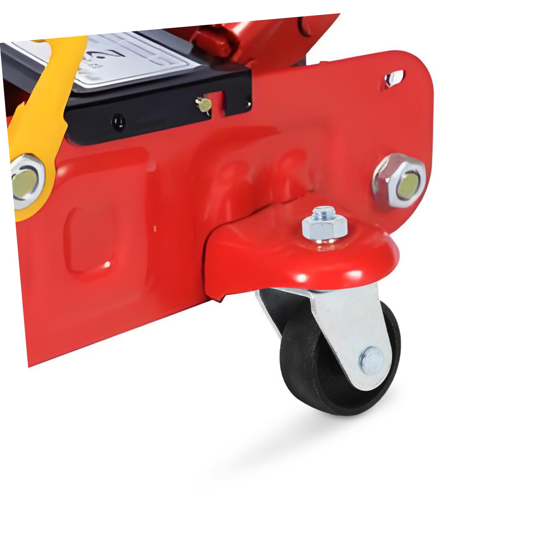 FUNOMOCYA Hydraulic Jack Accessories Caster Wheels Automotive Accessories Castor Wheels an Fittings Heavy Duty Casters Car Jack Wheels for Garage Car Accessories Casters for Jack Plastic