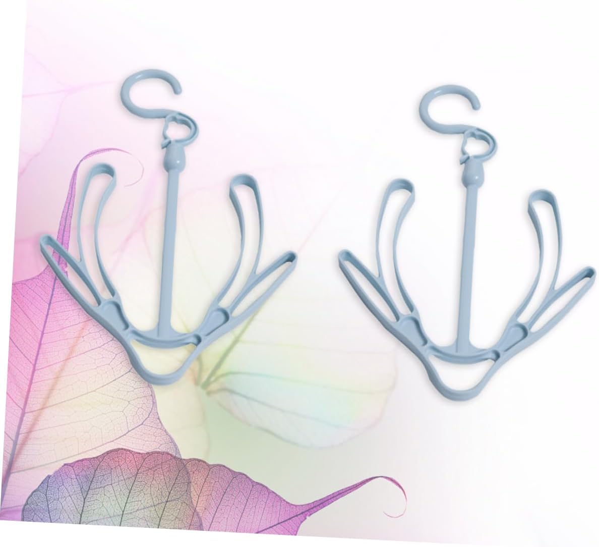 10pcs Double Hook Windproof Outdoor Shoes Drying Rack Material Shoes Dryer Rack for Bathroom Balcony Outdoor