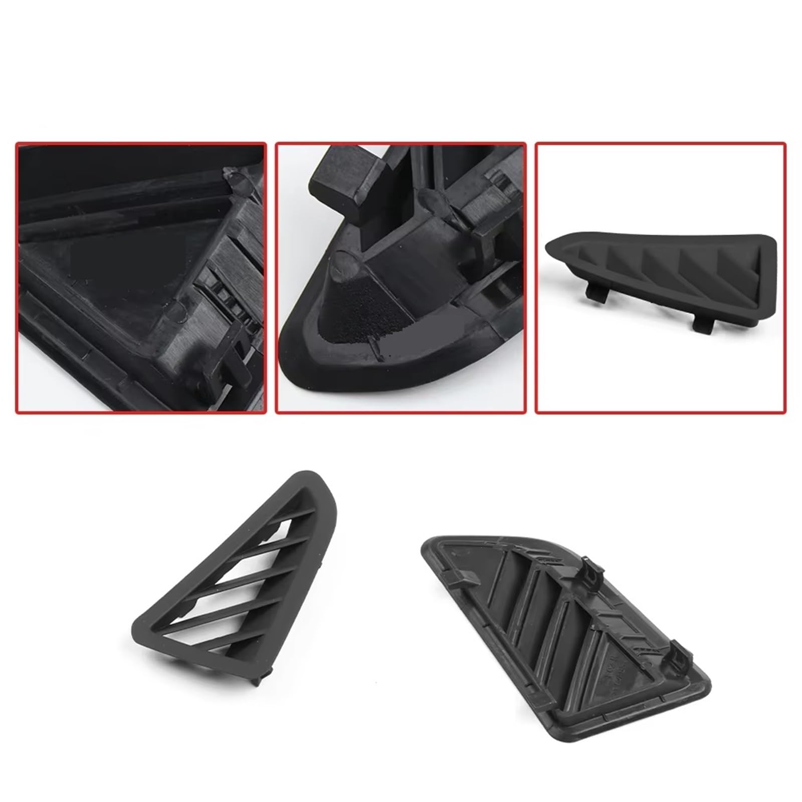 Adorno Salida De Aire Compatible Con 7 Series F02 2008-2015 Control Central Del Coche Tablero De Instrumentos Salida De Aire Lateral Cubierta Del Marco Trim 51459172960 51459172959