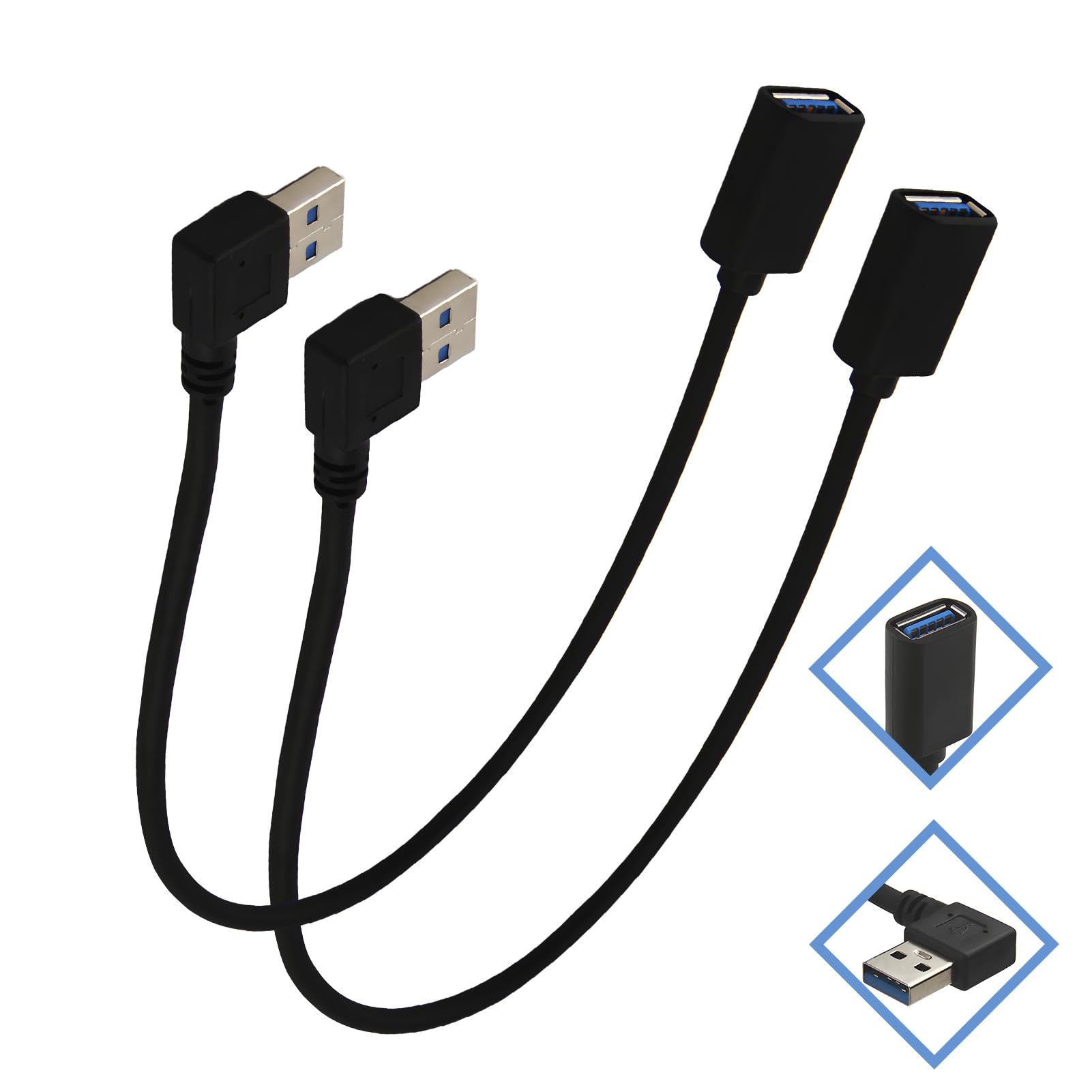 3MT USB 2.0 Maschio A Femmina Prolunga Cavo Adattatore - Foto 3