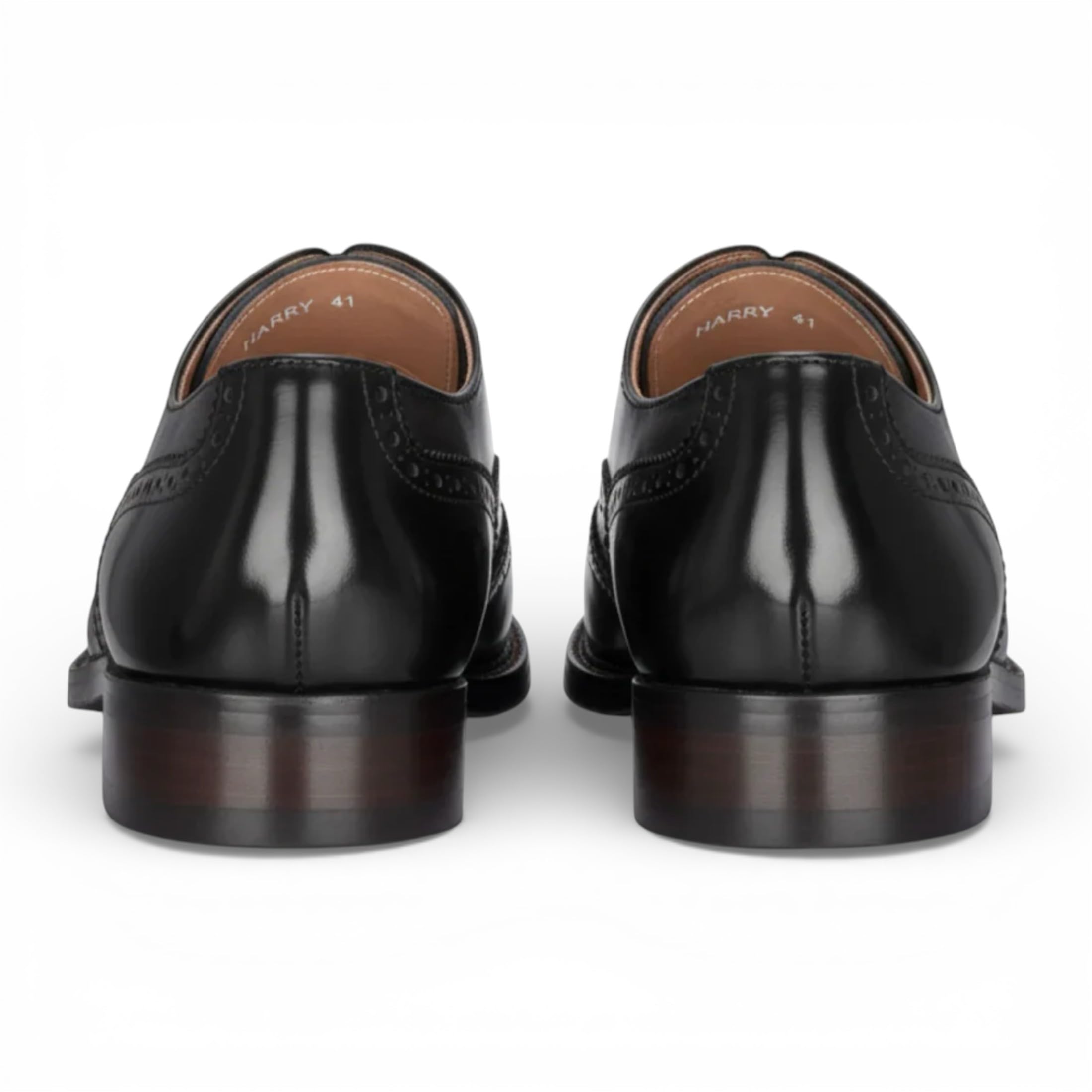 Infinity Leather Zapatos Formales Brogue de Charol para Hombre - Harry