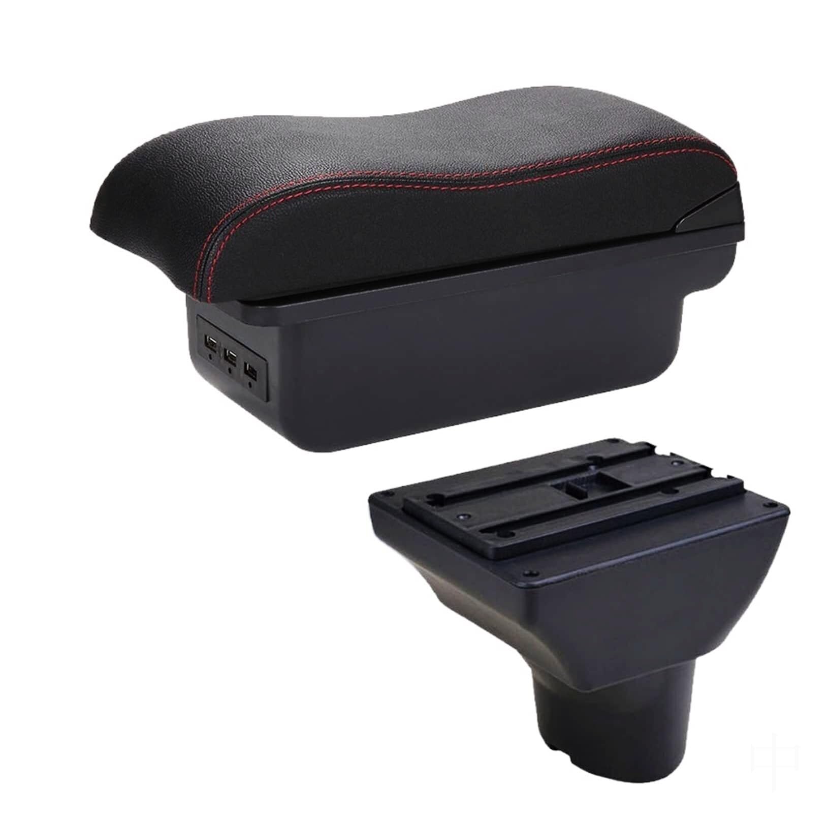 GTDTKGANAK Storage Box For For i20 2008-2023 Center Console Armrest Storage For Box(B1 3usb)